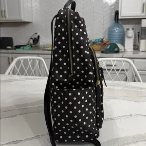 Kate Spade polka dot Large Hilo diamonddot backpack Kate Spade WKR00320 Karissa Blue & White Polka Dot Nylon  main image 4